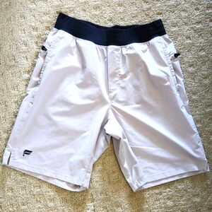 Fabletics The Franchise Unlined 9" Inseam Shorts Ash Grey Small Like New